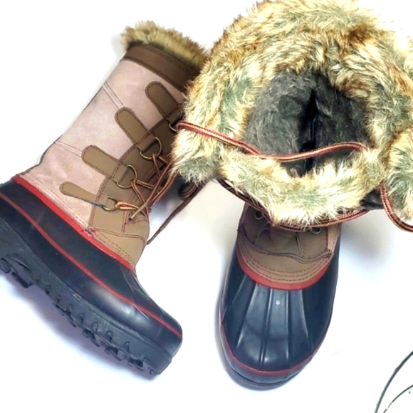 KHOMBU WINTER BOOTS SIZE 6 VERY GOOD CONDITION VERY WORN - Picture 8 of 17